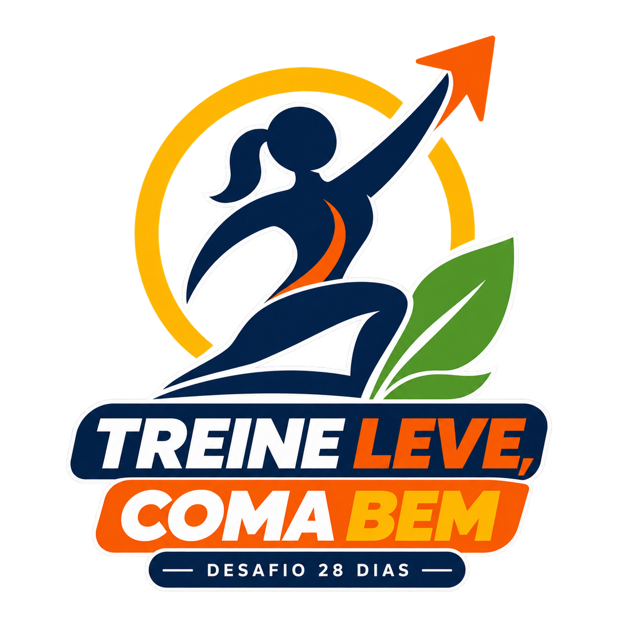 Logo do Desafio Treine Leve, Coma Bem
