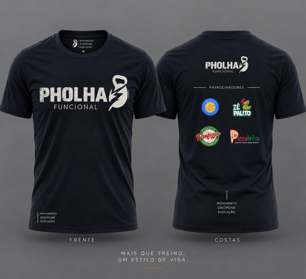 Camisa Funcional — Azul marinho — G