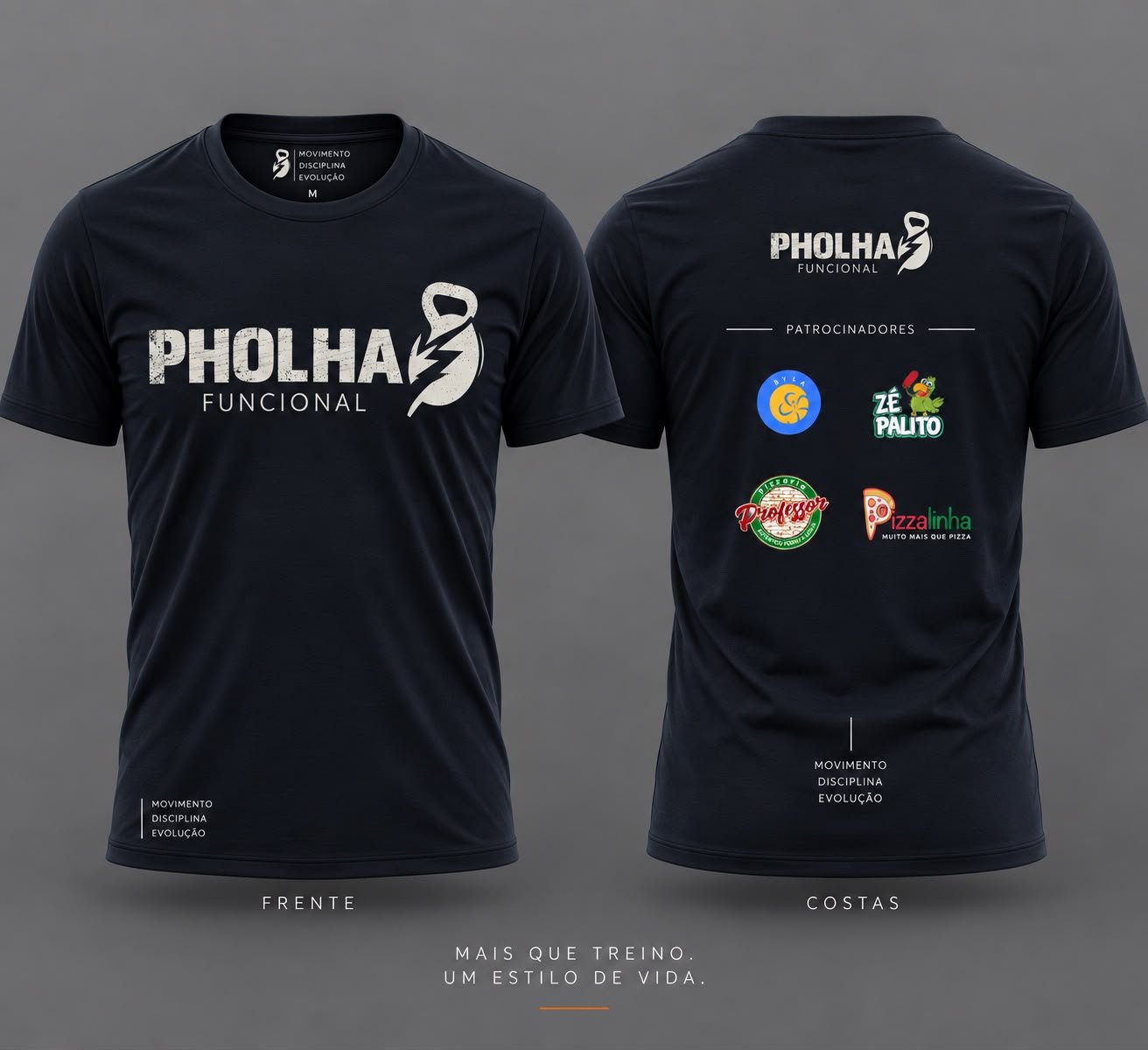 Camisa Funcional — Azul marinho — G