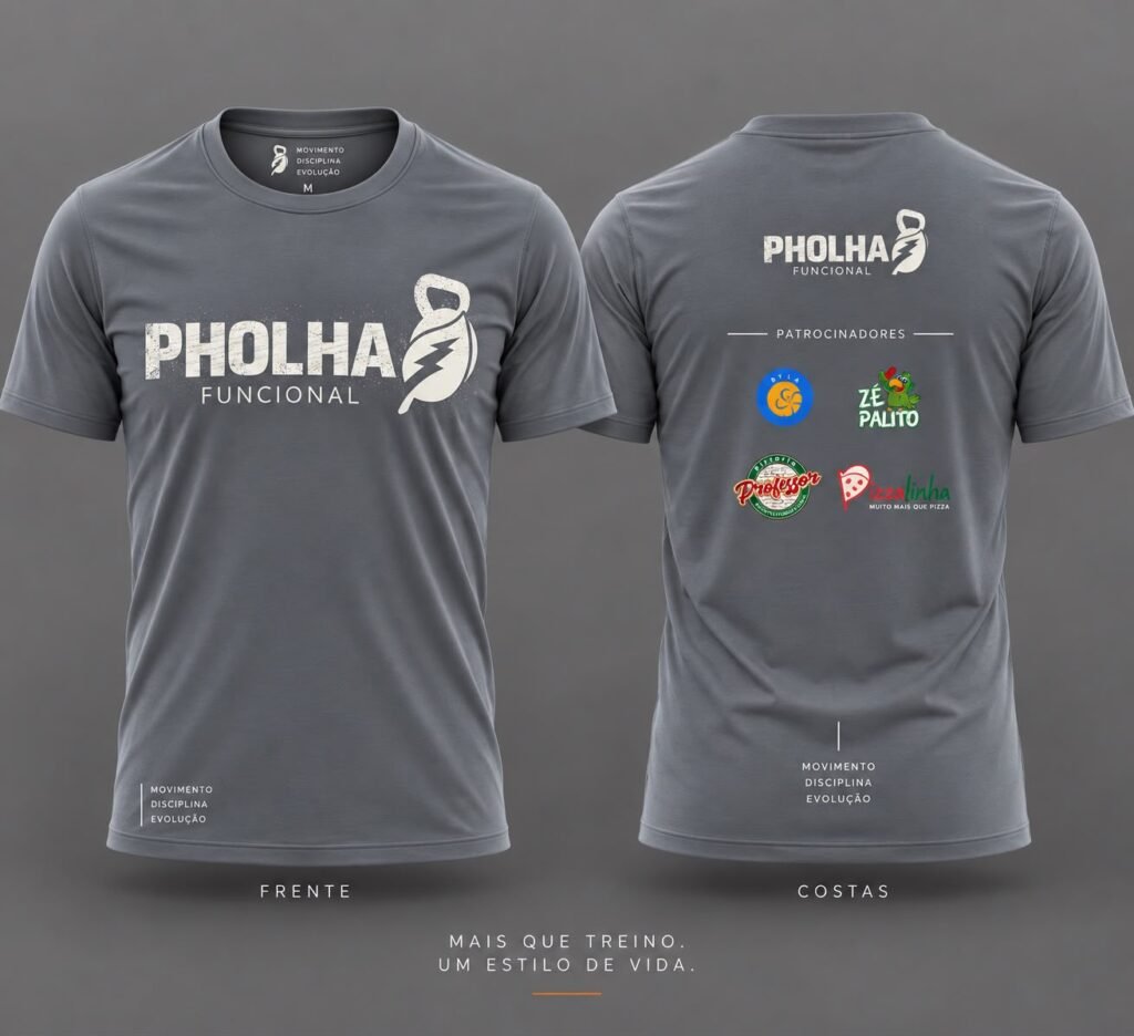 Camisa Funcional — Cinza azulado — G